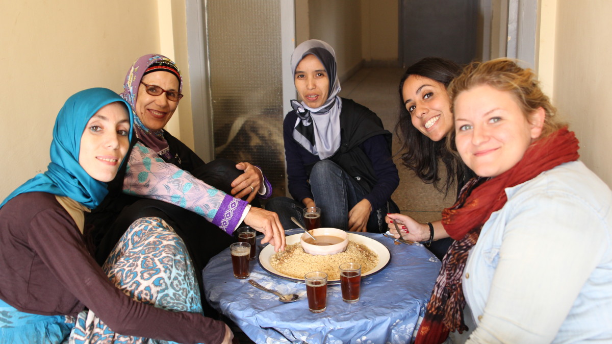 Déjeuner avec Khadija El Harime - Heroine 5 au Maroc