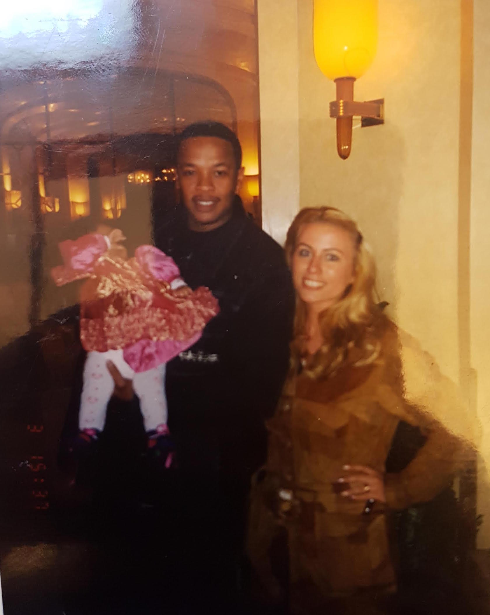 Dr. Dre, Valérie Atlan et sa fille Laureen, 2000