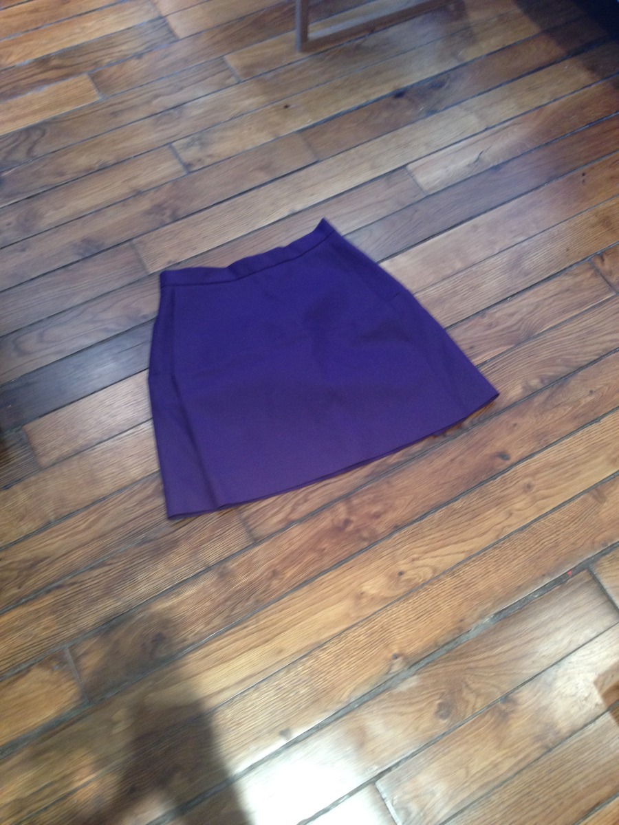 jupe violet violette cos