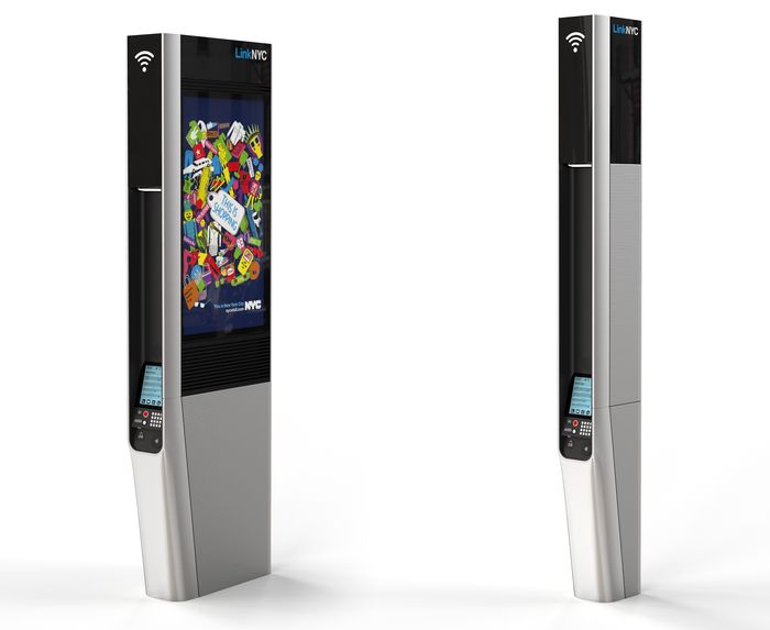 cabine téléphonique du futur NYC