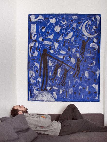 Theo toile bleue