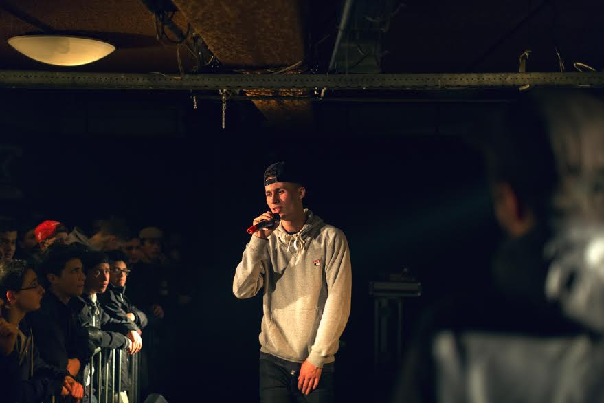 Le rappeur Aladin 135 sur scène
