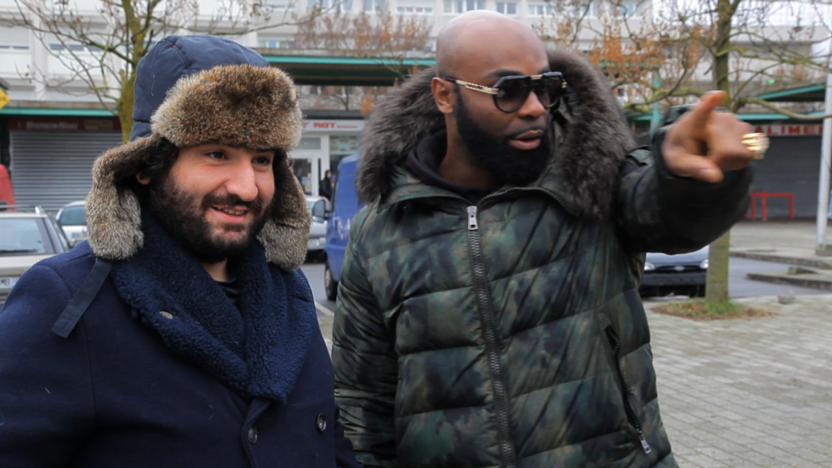 Photo de Kaaris avec Mouloud Achour à Sevran