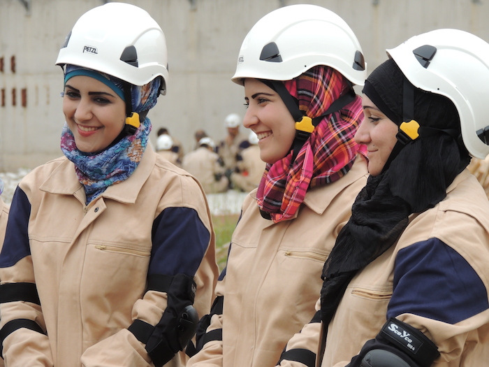 White helmets