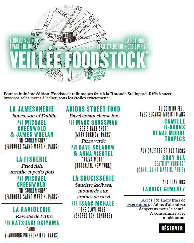 veillée fooding