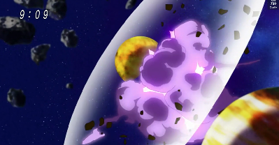 explosion de la planete beerus