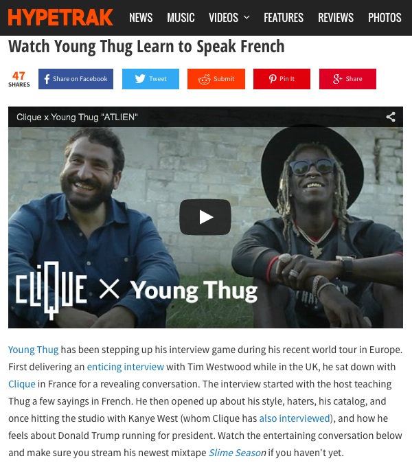 Hypetrak