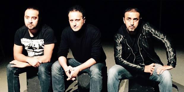 Les acteurs de la pièce "Djihad". 