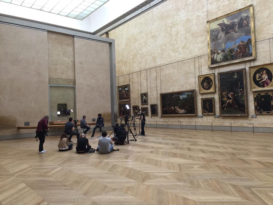 Mouloud & will.i.am. au Louvre