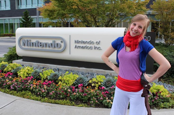 Alison Rapp devant Nintendo America