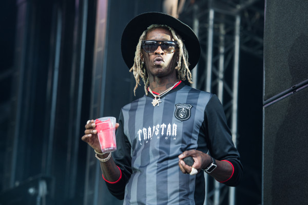 PARIS, FRANCE - AUGUST 29:  Young Thug performs at Domaine National de Saint-Cloud on August 29, 2015 in Paris, France.  (Photo by David Wolff - Patrick/Redferns)
