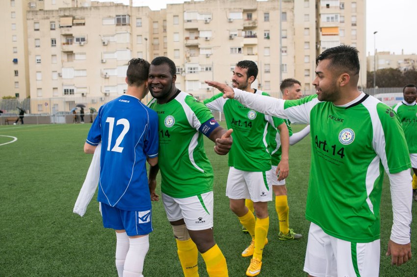  un equipo formado por inmigrantes en Jerez de la Frontera ( CÃ¡diz)