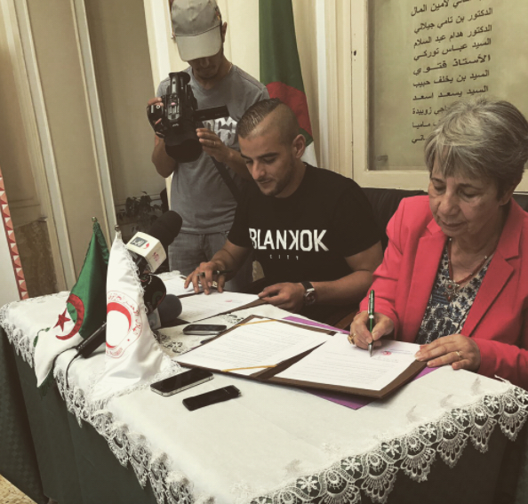 Sofiane devient officiellement ambassadeur du croissant algérien