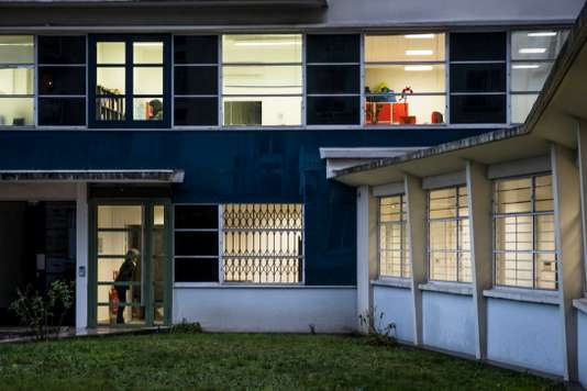 Centre d'accueil pour mineurs non accompagnés de MSF a Pantin.