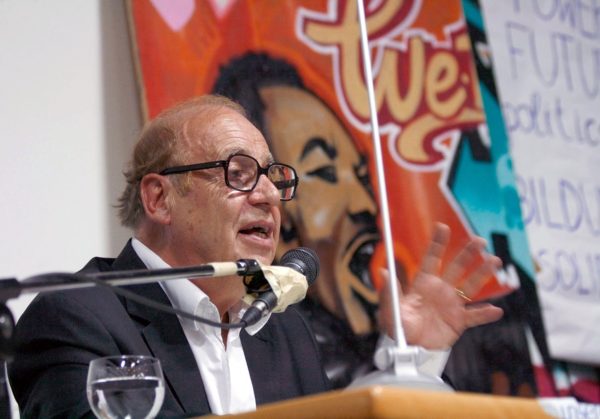 Jean Ziegler im von Studierenden besetzten Audimax der Universität Wien