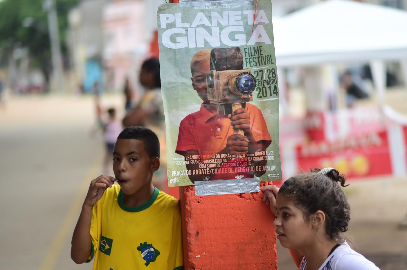 Photo de l'affiche du festival de cinéma franco brésilien Planeta Ginga