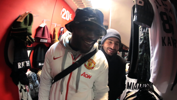 Photo du rappeur Gradur avec Mouloud Achour