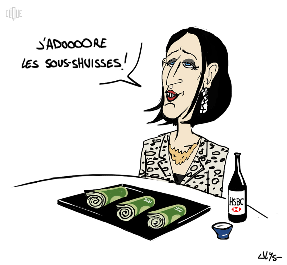 dessin j'adore les sushis gad elmaleh chouchou swiss leaks