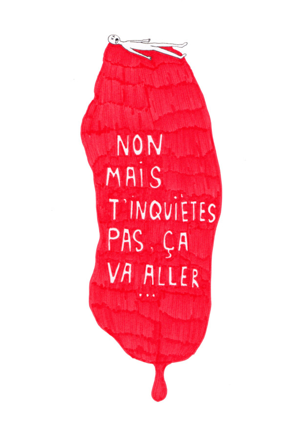 Illustration de Charlotte Le Bon Clique