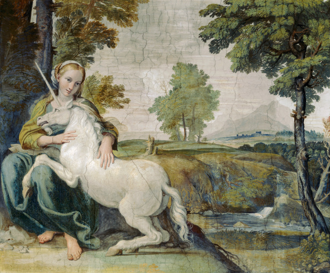 The Maiden and the Unicorn by Domenichino