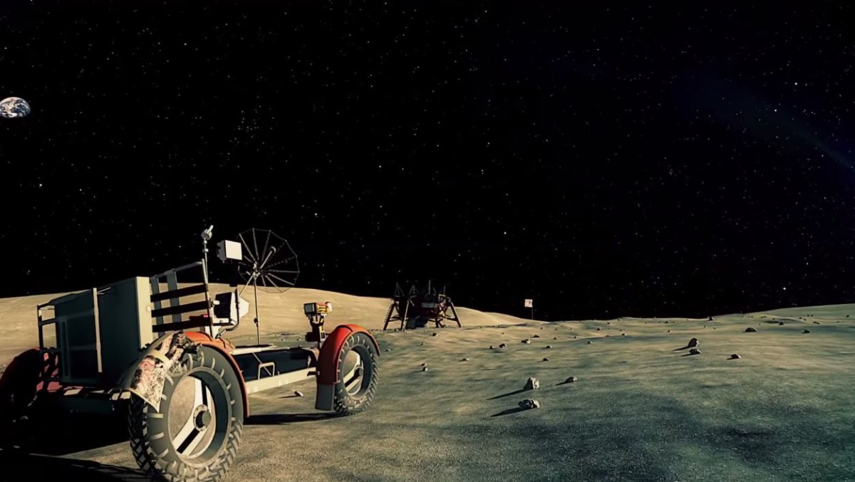 Photo de la course sur la lune en 2016