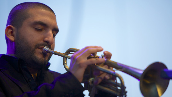 Ibrahim Maalouf performs at Jazz à Juan 2013