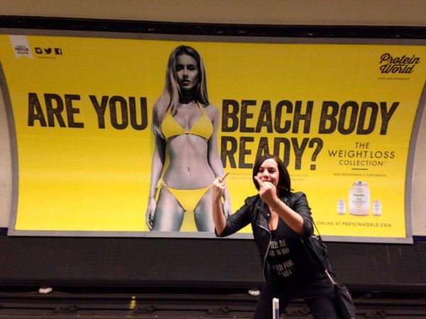 beach body métro jaune