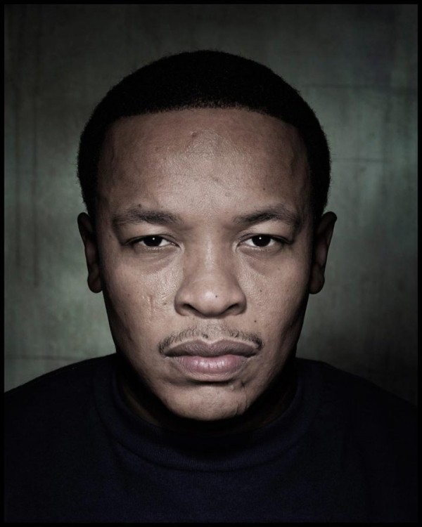 dre dre portrait fond noir et vert