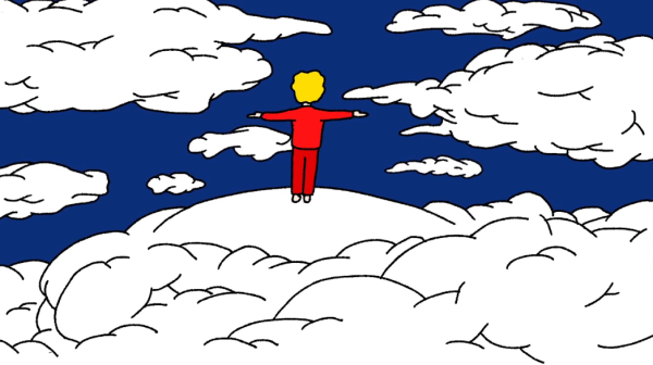 Petit Prince Pain Surprise BETC pop le son du week end nuages bleu blanc