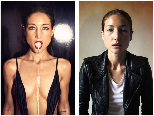 Le mois de janvier du "Calendrier Féministe", autoportrait de l'artiste Andrea Mary Marshall (© Andrea Mary Marshall)