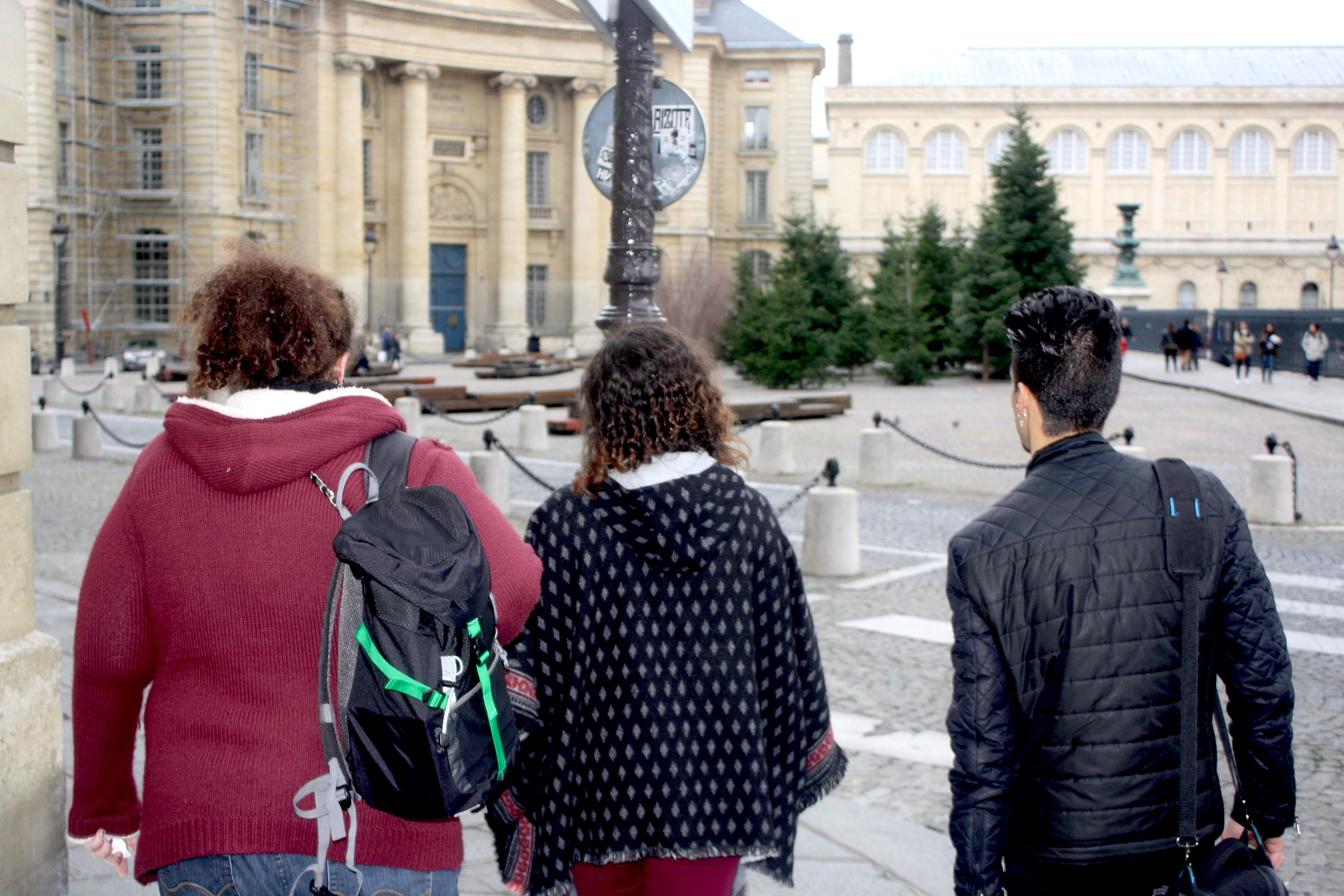 Les trois maraudeurs en chemin