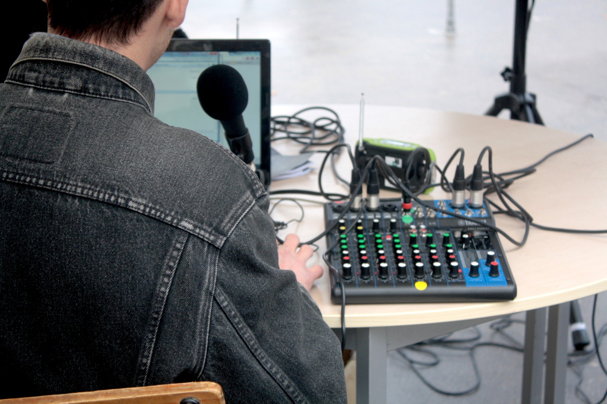 Enregistrement de l'émission radio