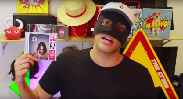 Le Youtubeur Maskey dans une de ses vidéos.