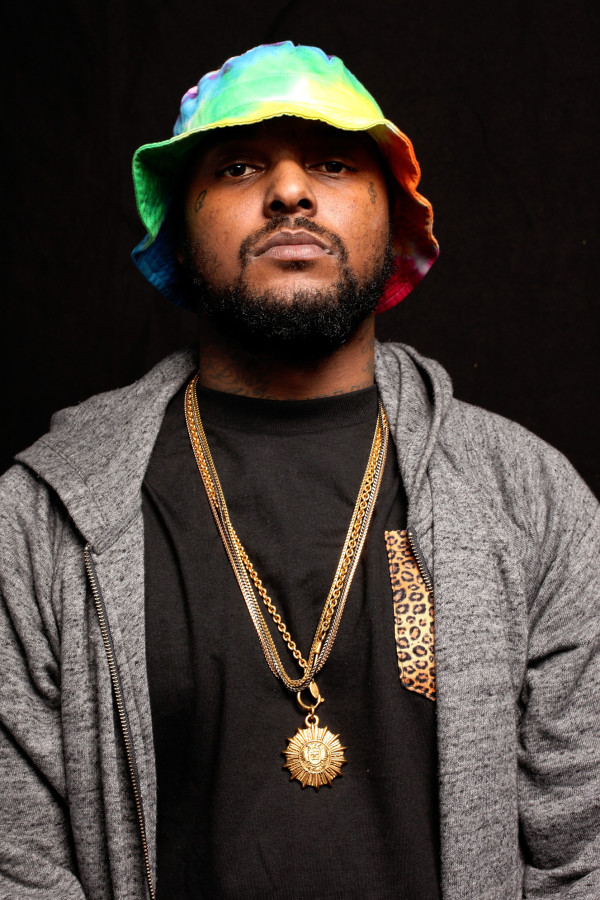 AUSTIN, TX - MARCH 13:  Schoolboy Q poses for a portrait backstage at Fader Fort presented by Converse during SXSW  on March 13, 2013 in Austin, Texas.  (Photo by Roger Kisby/Getty Images)