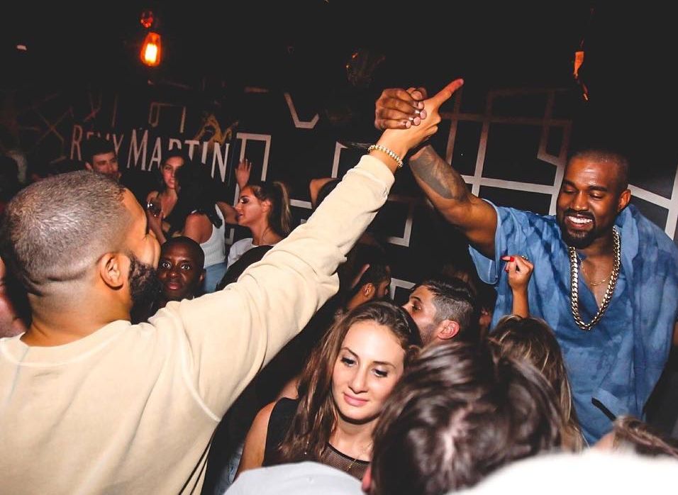 Drake & Kanye clique tv