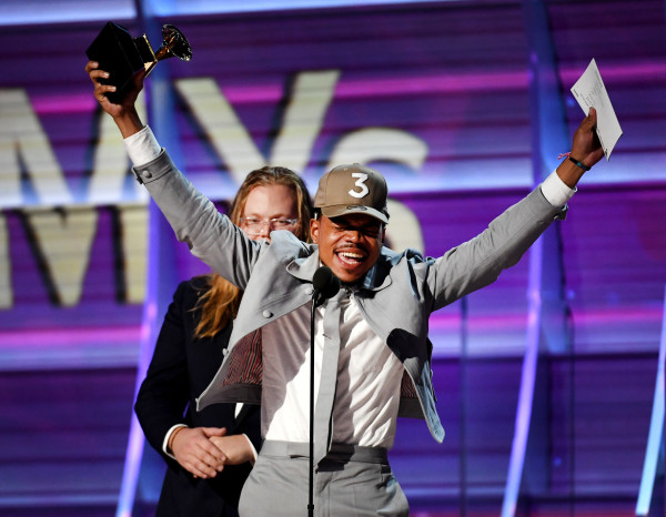 Chance the Rapper sur la scène des grammys