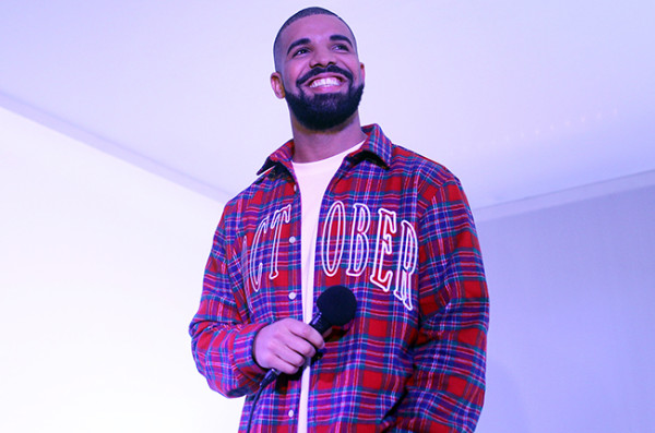 TORONTO, ON - NOVEMBER 25 - Toronto Rapper Drake addresses media in a 'Hotline Bling' installation at the Air Canada Centre in Toronto on November 25, 2015, prior to a Toronto Raptors vs. Cleveland Cavaliers NBA game.        (Cole Burston/Toronto Star via Getty Images)