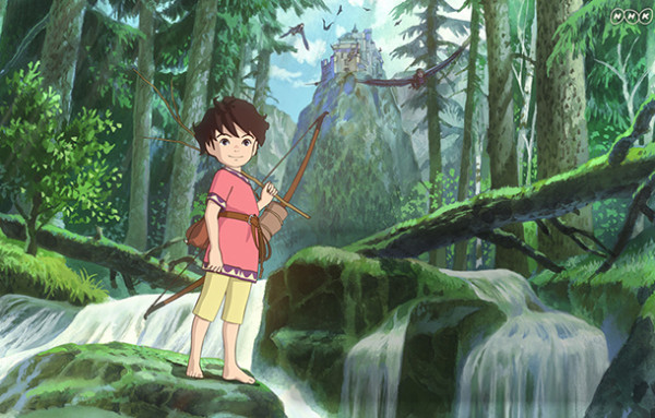 Image extraite de la série Ronya, fille de Brigand. Création du Studio Ghibli