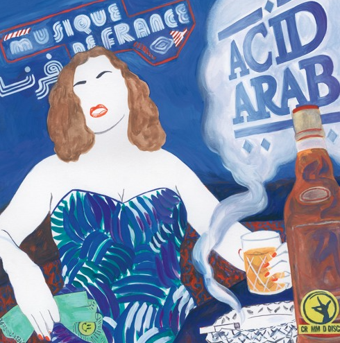 album musique de france acid arab femme couverture bleue