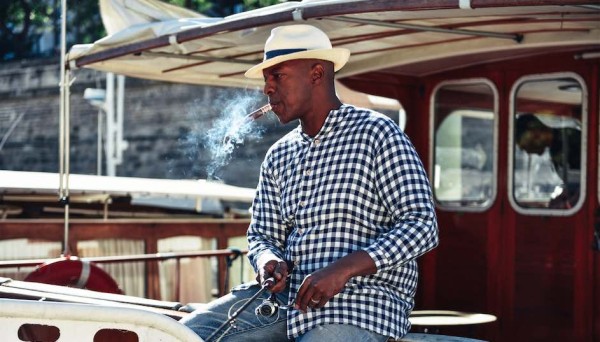 Oxmo Puccino pour ISAKIN lors d'un shooting à Paris