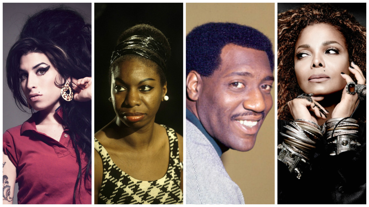 Amy Winehouse, Nina Simone, Otis Redding et Janet Jackson