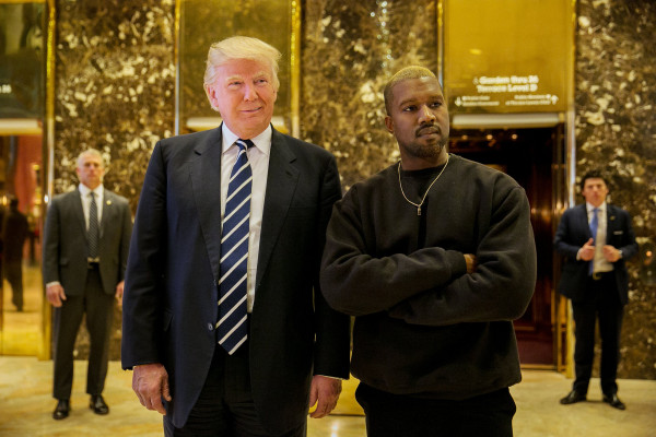 Trump Kanye West Clique.tv