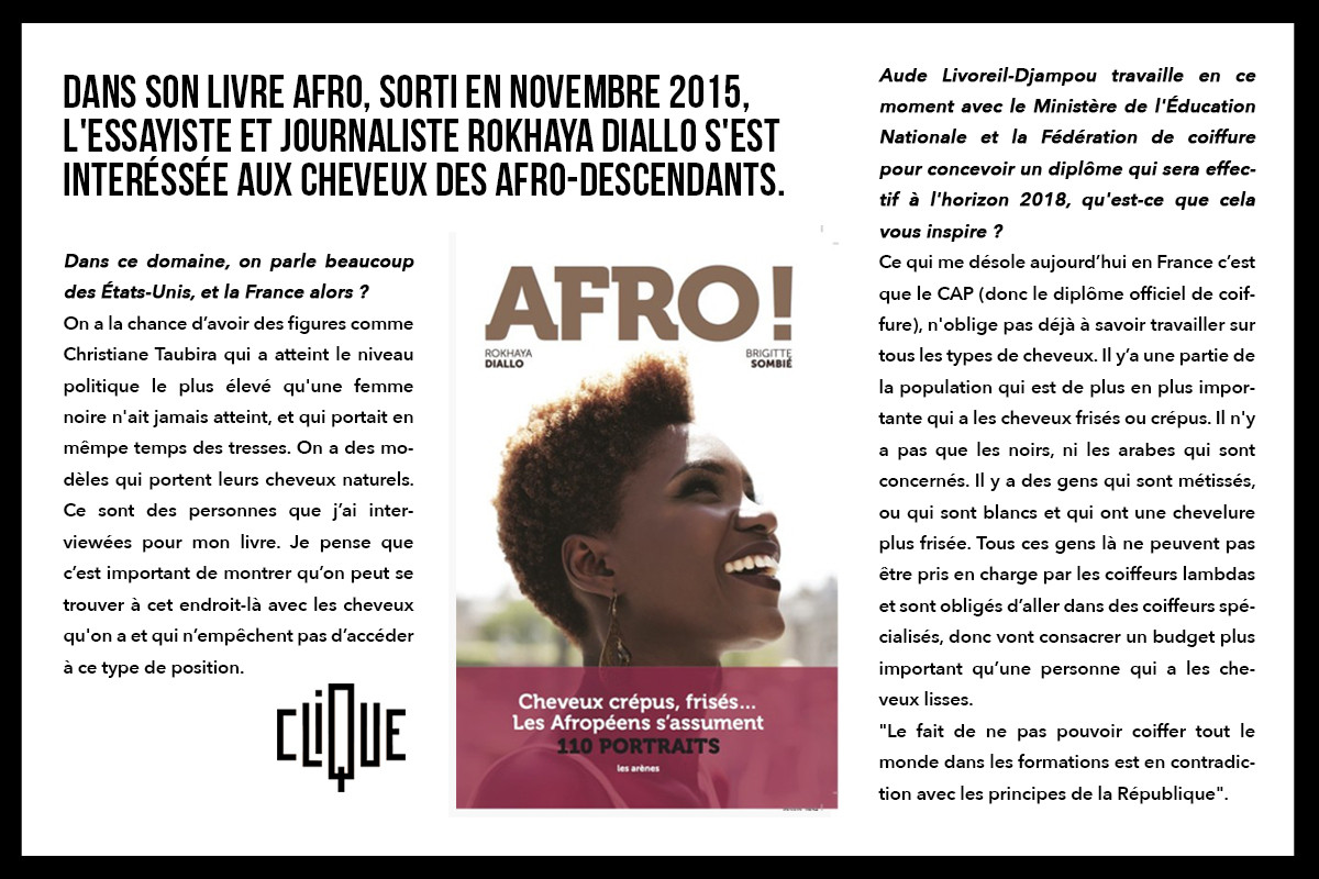 Rokhaya Diallo sur les cheveux crépus et frisés 