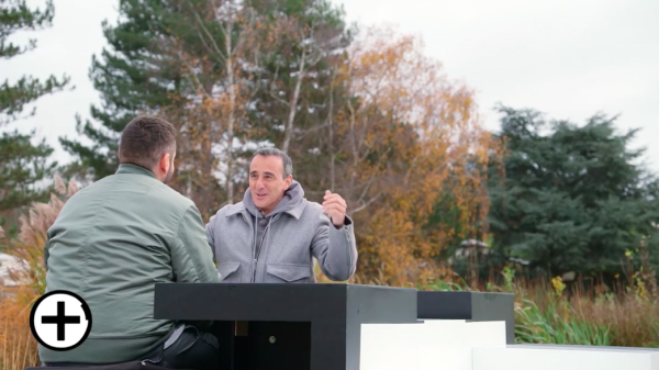 Elie Semoun avec Mouloud Achour