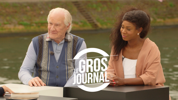 Assa Traoré et Alain Badiou au Gros Journal