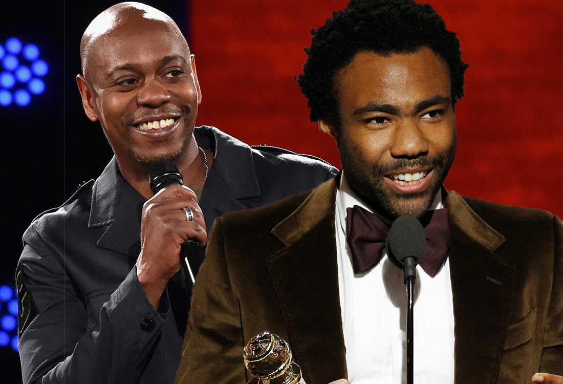 Dave Chappelle et Childish Gambino ensemble sur scène