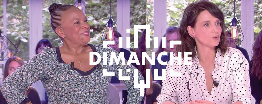 clique tv Christiane Taubira Juliette Binoche