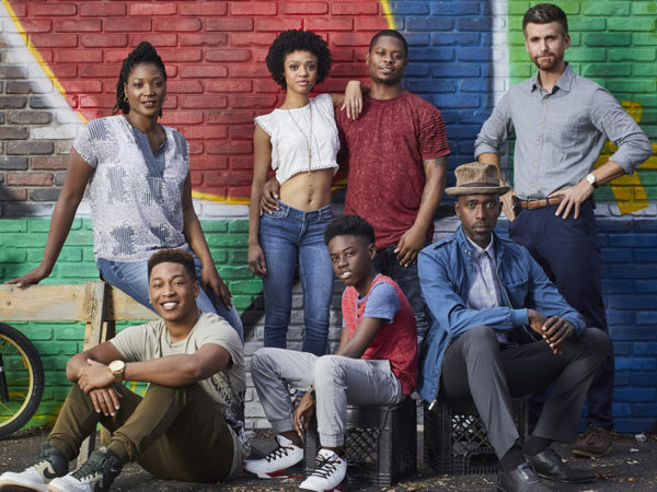 Cast photo of the Showtime original series THE CHI.

Photo:  Mathieu Young/SHOWTIME

Pictured (clockwise from top left): Yolonda Ross as Jada, Tiffany Boone as Jerrika, Jason Mitchell as Brandon, Armando Riesco as Detective Cruz, Ntare Guma Mbaho Mwine as Ronnie, Alex Hibbert as Kevin and Jacob Latimore as Emmett